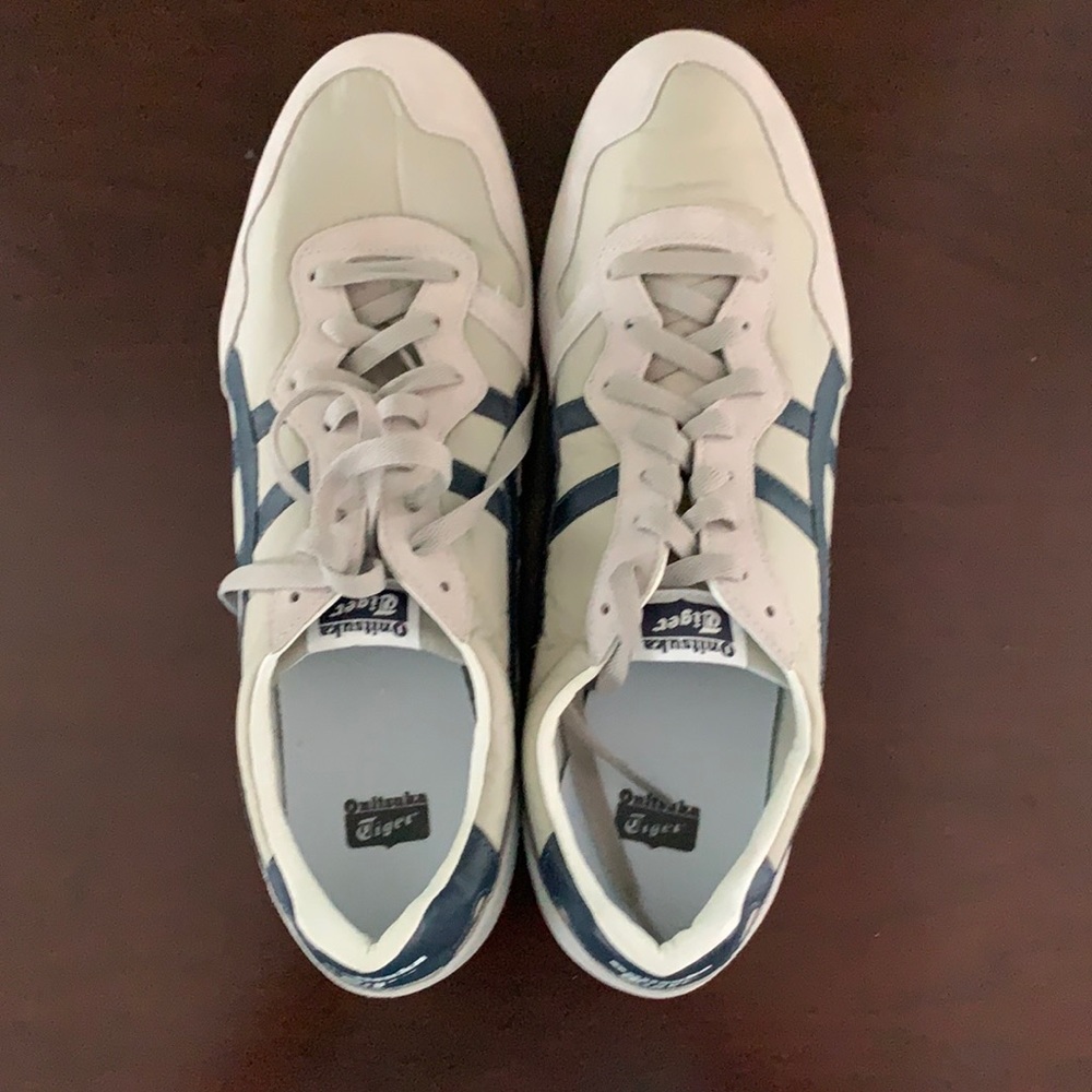 Tiger gray/blue sneakers